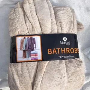 Albornoz (talla L) beige oscuro