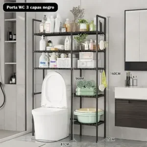 Organizador de Baño negro