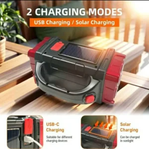 Lámparas recargables con panel solar
