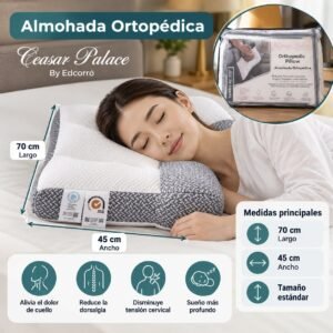 Almohada ortopédica cervical Ceasar Palace 45 × 70 cm