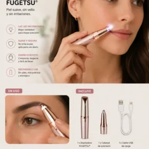 Perfilador eléctrico de cejas FUGETSU (con luz)