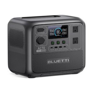 Estación de energía Bluetti AC70 768Wh portátil con USB-C 100W