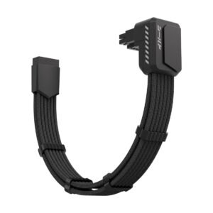 Extensión PCIe 5.1 EZDIY-FAB Shield para GPU 12V-2x6 90°