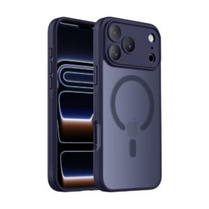 Funda para iPhone 17 Pro Max Deep Blue con MagSafe y protección reforzada