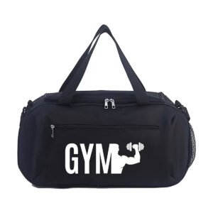 Bolsa Deportiva de Gimnasio gran capacidad color negro