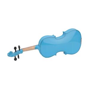 Violín acústico 4/4 acabado premium celeste azul y verde