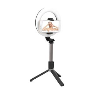 Palo Selfie Inalámbrico plegable con trípode y luz LED 6"
