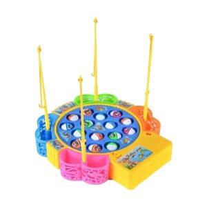 Juego de Pesca Eléctrico con Música giratoria para niños y niñas