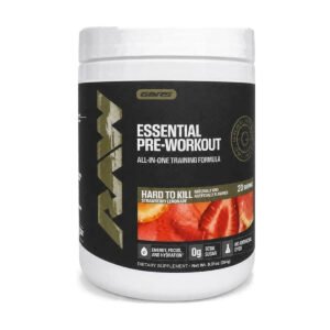 Pre-entrenamiento RAW Essential Hard To Kill 200 mg cafeína 20 servicios