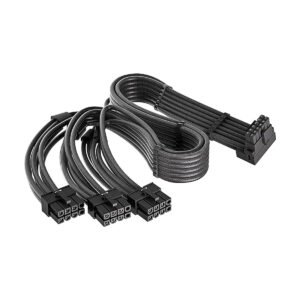 Adaptador 12VHPWR 90° para GPU RTX y fuentes Corsair modulares