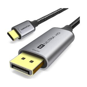 Cable USB-C a DisplayPort 1.4 UANTIN 1.8 m compatible 8K 60 Hz
