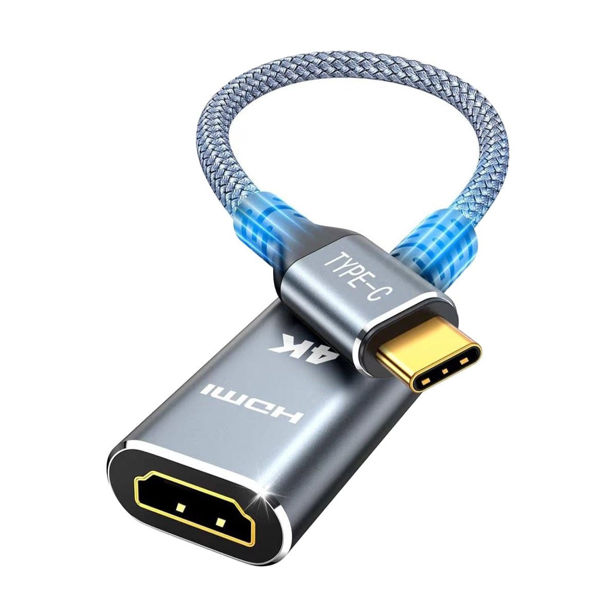 Adaptador USB-C a HDMI Highwings 4K@60Hz para video y audio