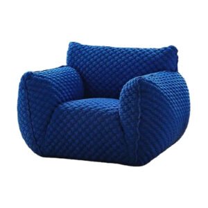 Butaca Azul Estilo Gordo diseño amplio y mullido