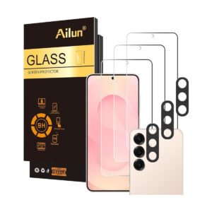 Protector para Samsung Galaxy S25 Ailun 3+3 Pack cristal templado