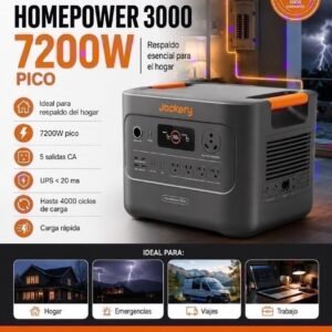 Estación de energía Jackery HomePower 3000 (3072 Wh)