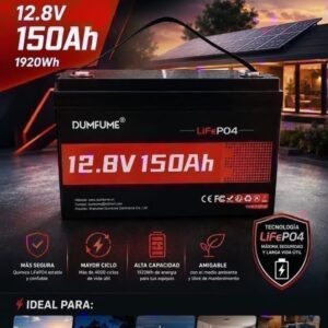 Batería LiFePO4 12,8 V 150 Ah
