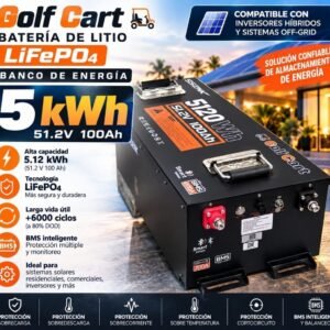 Batería Humsienk LiFePO4 5,12 kWh