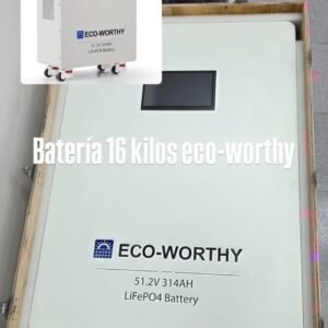Batería inteligente Eco-Worthy 16 kWh