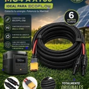 Cable solar MC4 a XT60 de 6 m