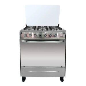 Estufa de gas 6 quemadores con horno 30"
