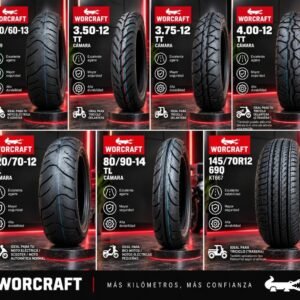 Goma 120/70-12 para moto eléctrica / scooter