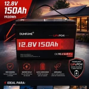 Batería LiFePO4 12,8 V 150 Ah