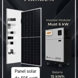 Todo en uno Must 6 kW con 15 kWh