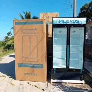 Exhibidora vertical Milexus 20 pies doble puerta