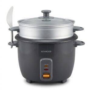 Olla arrocera Kenwood gris con vaporera