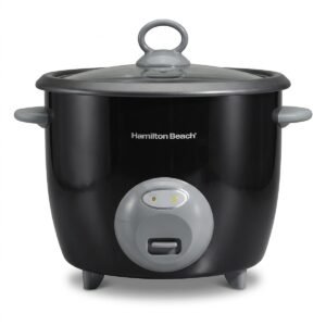 Olla arrocera Hamilton Beach negra