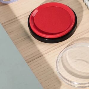 Almohadilla para cuño, color rojo · paquete de 12
