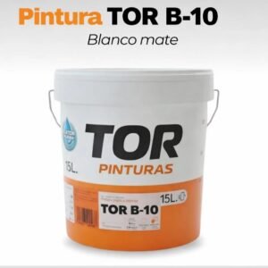 Pintura vinil TOR blanco mate (cubo de 15 L)