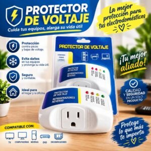 Protector de voltaje para refrigerador y nevera (1 toma)