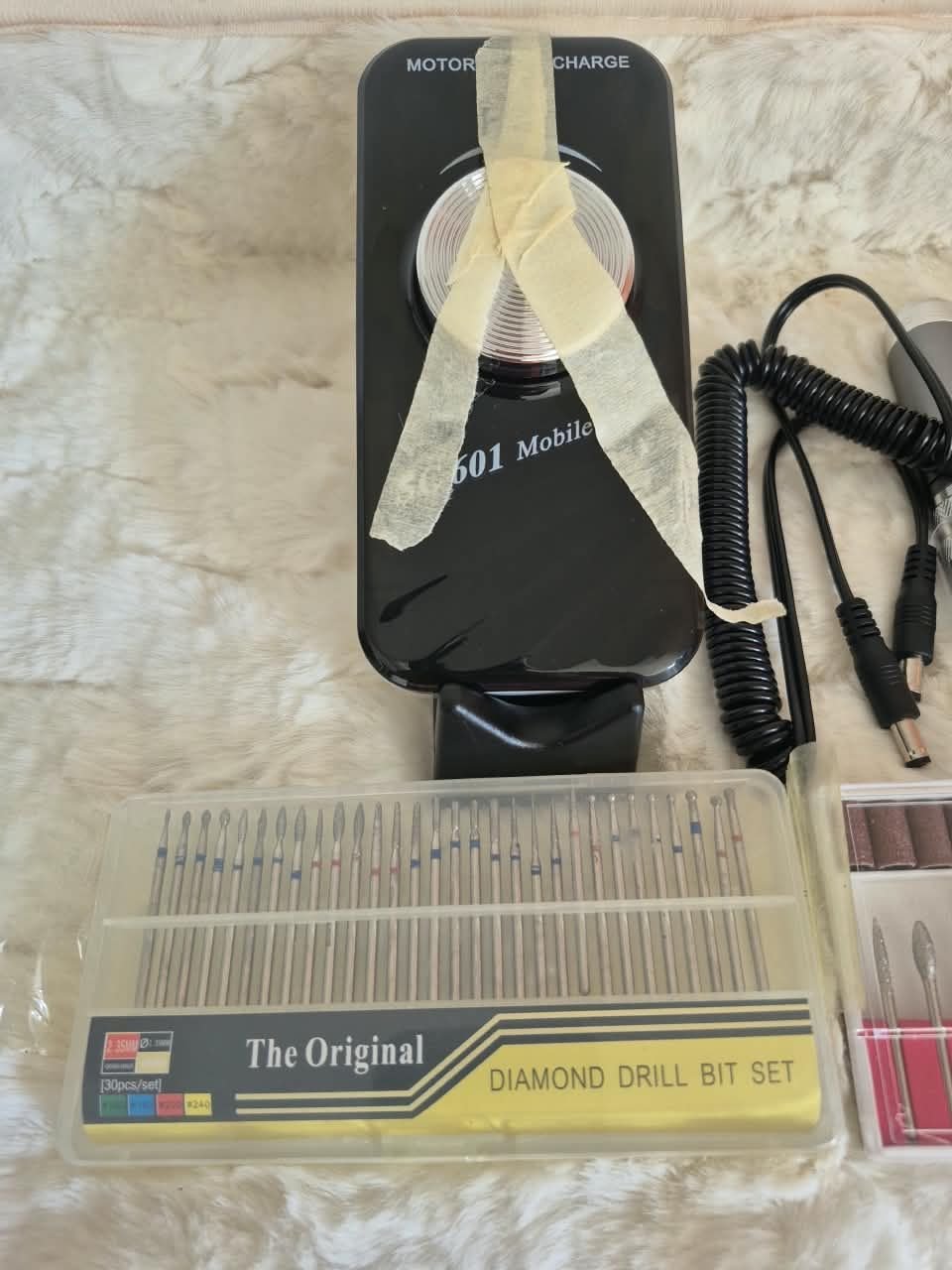Máquina para uñas acrílicas recargable (torno de manicura) - Imagen 5