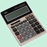 Calculadora 14 dígitos, solar y batería (185 x 135 mm)