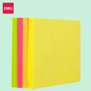 Notas Adhesivas 3''x 3'' 4 colores x 100 Hojas · paquete de 6
