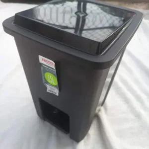 Cesto de pedal negro (15 litros)