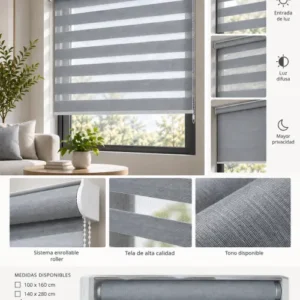Cortina roller enrollable 160X280